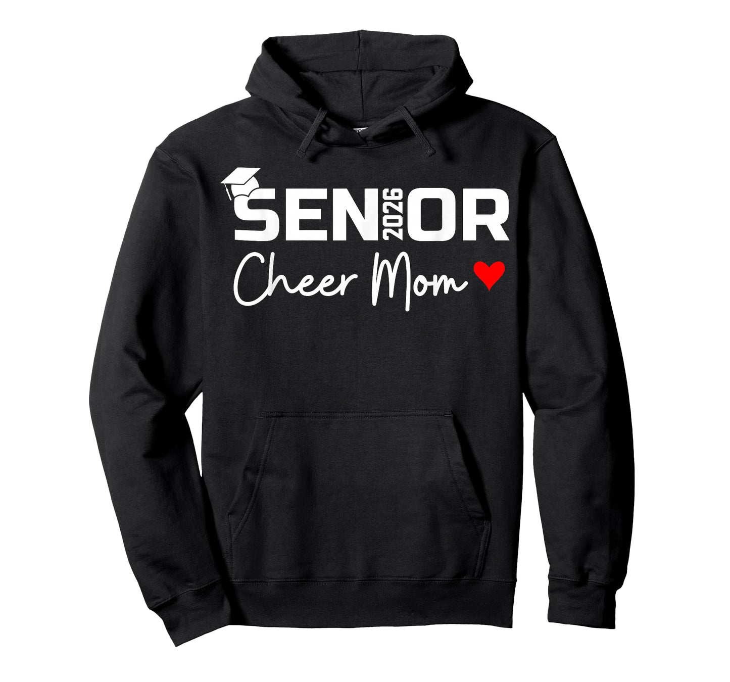 Proud Cheer Mom Of A 2026 Senior Cheerleading Senior Mother T-Shirt