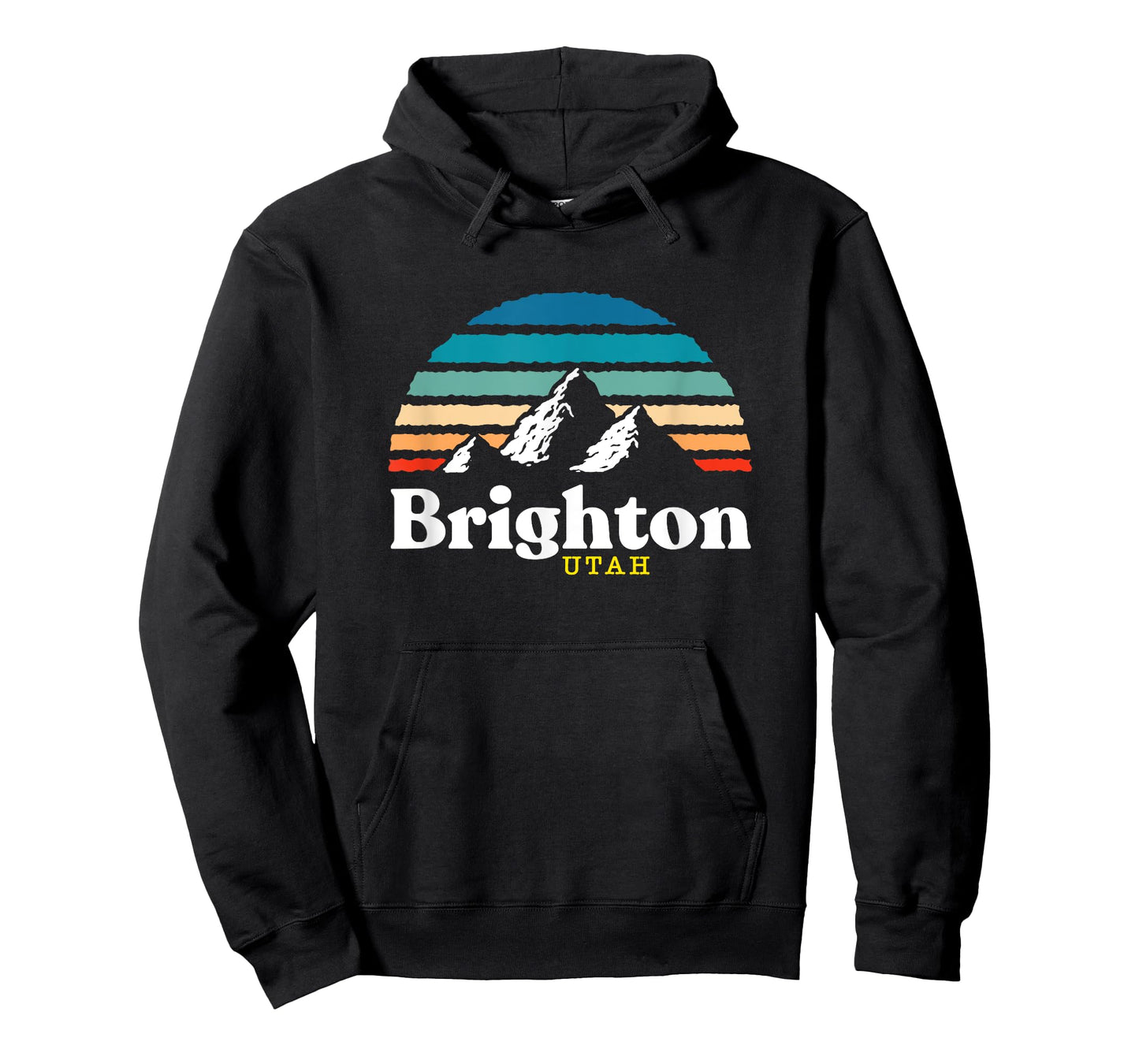 Brighton, Utah - USA Ski Resort 1980s Retro T-Shirt