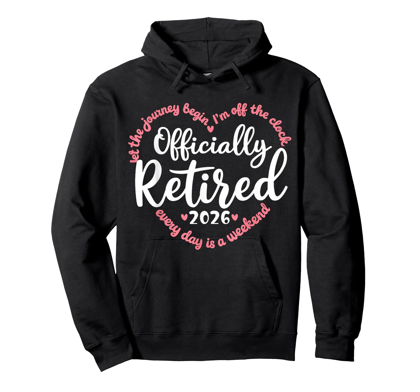 Officially Retired 2026 Heart Shirt for Women Retirement T-Shirt