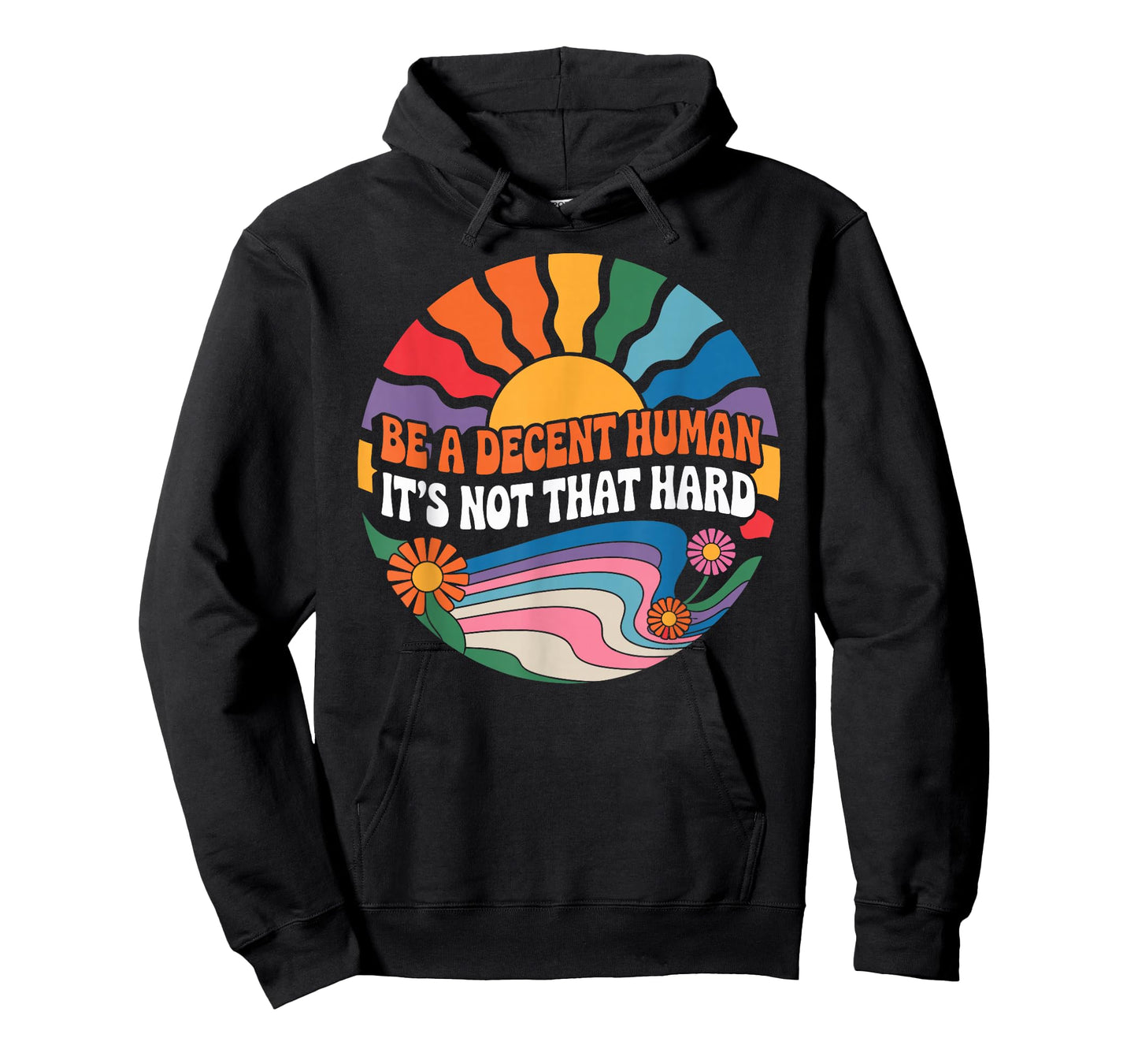 Funny LGBT Heart Be A Decent Human It's Not That Hard T-Shirt