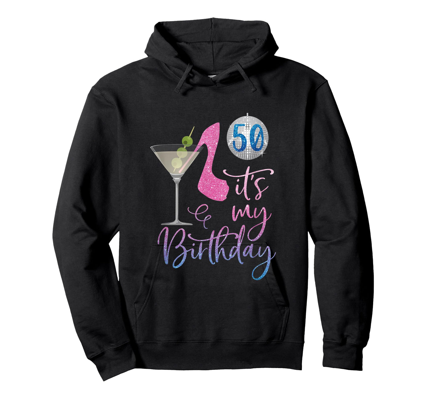 50th Birthday BFF Party Squad, 50 Fabulous Drinking Gift T-Shirt