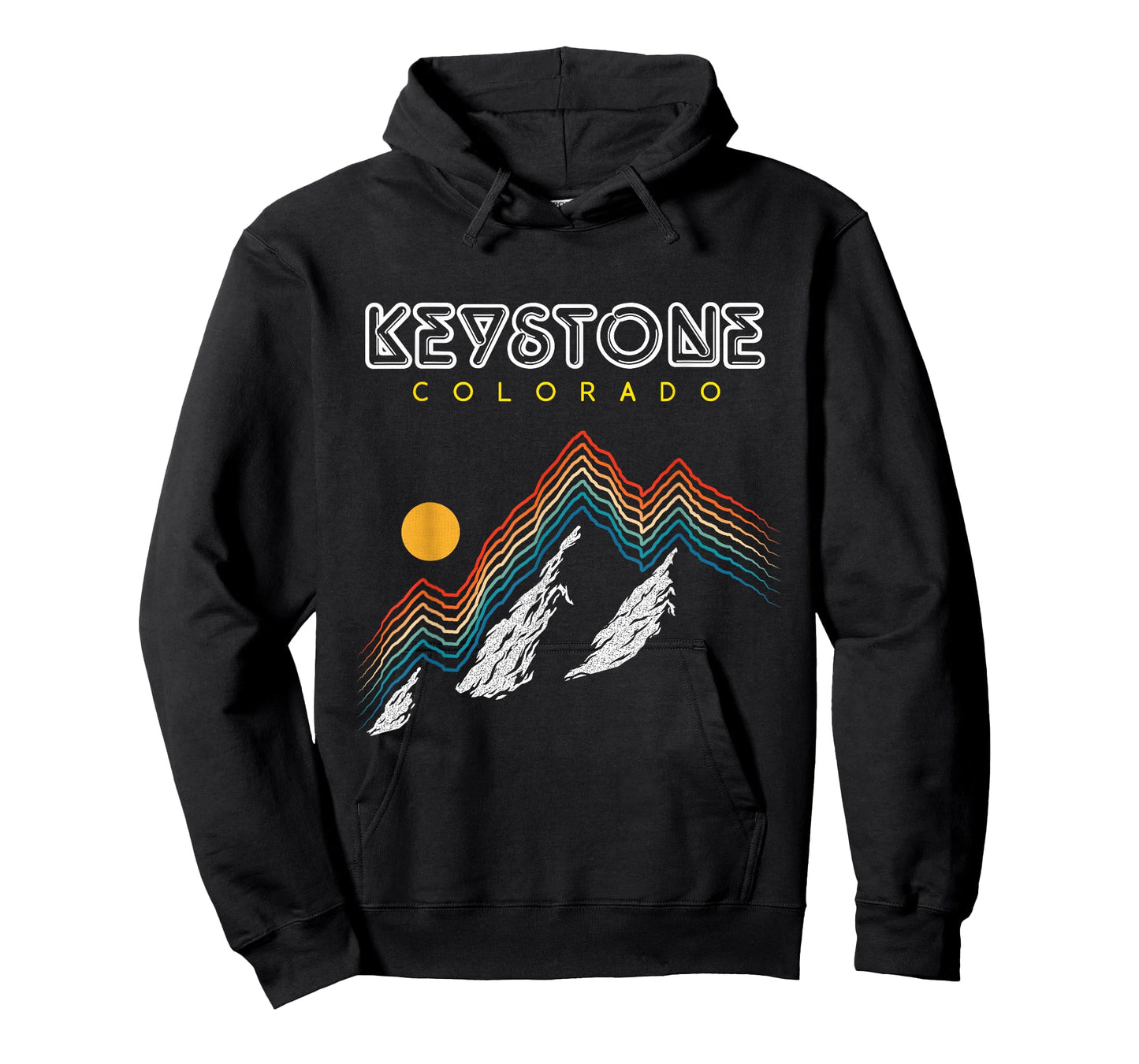 Keystone, Colorado - USA Ski Resort 1980s Retro T-Shirt