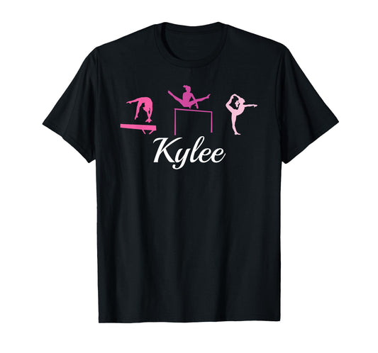 Kylee Name Gift Personalized Gymnastics T-Shirt