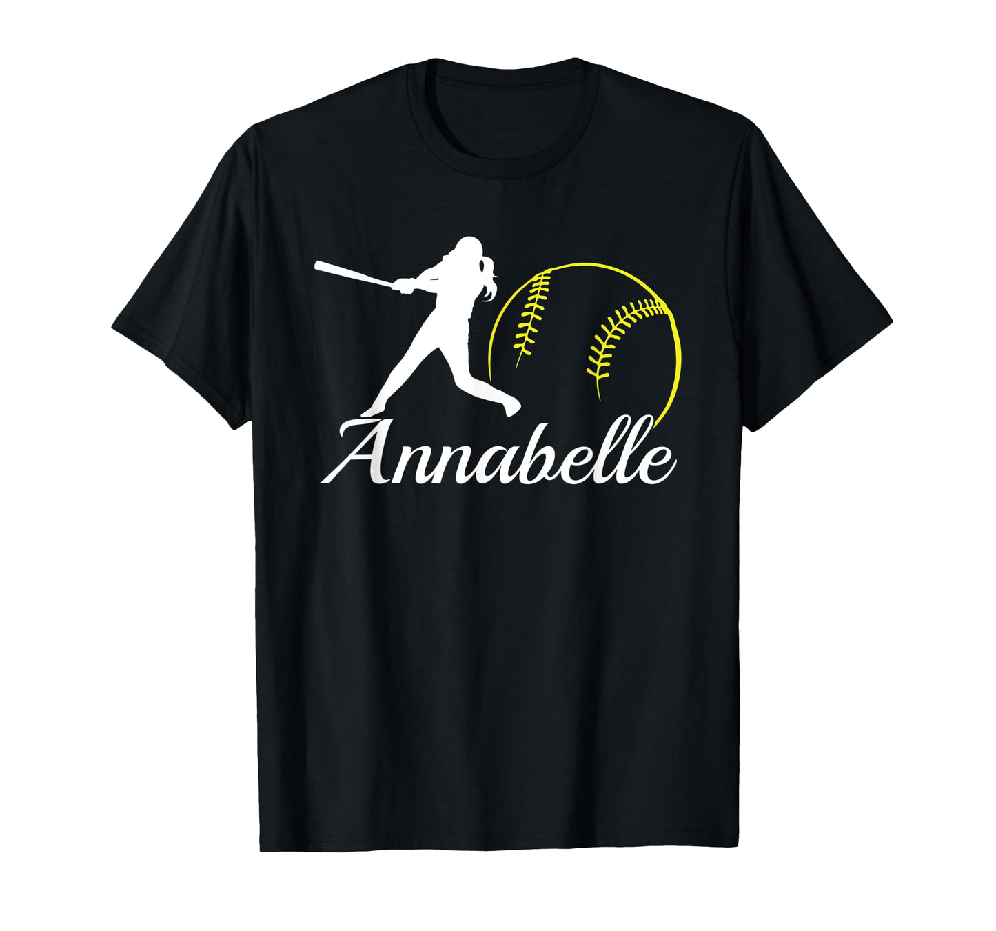 Annabelle Name Gift Personalized Softball T-Shirt
