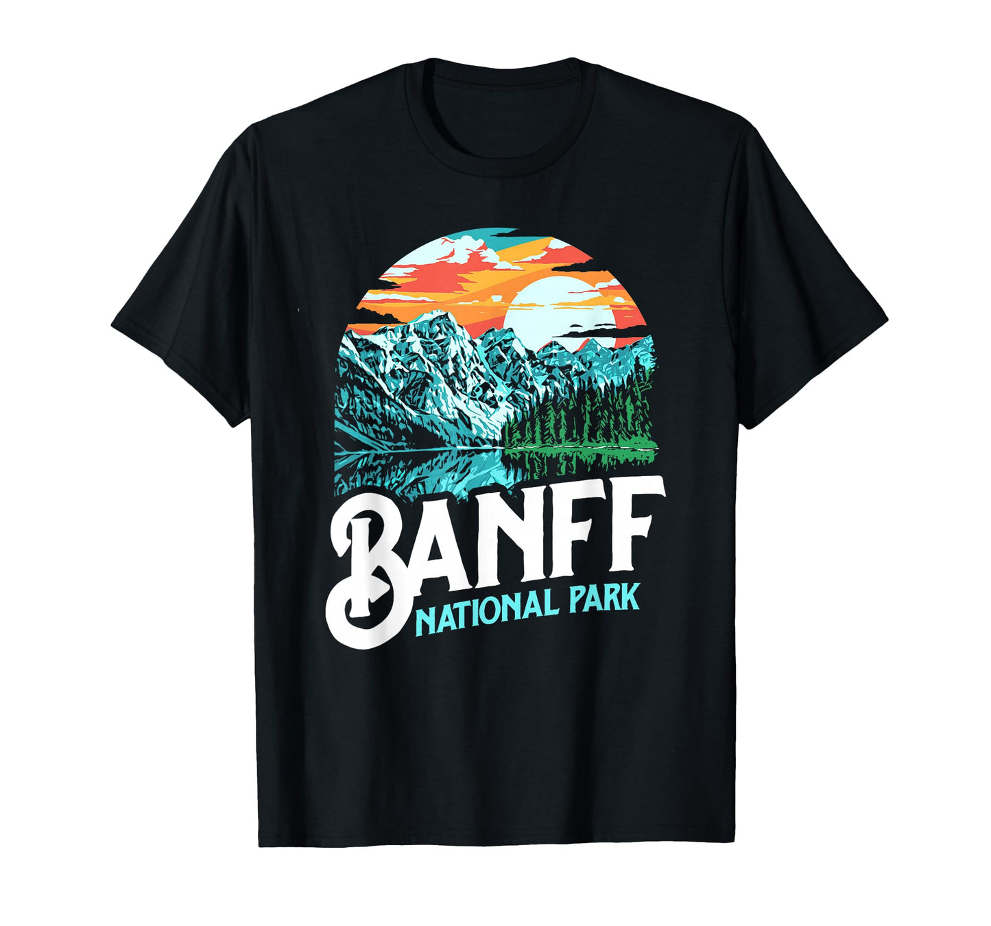 Banff National Park Lake Louise Canada Vintage Graphic T-Shirt