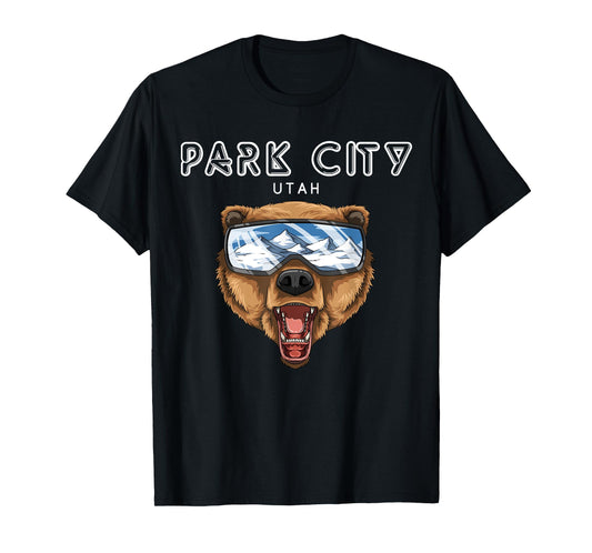 Park City Utah - USA Grizzly Ski Resort 80s Retro Gift T-Shirt